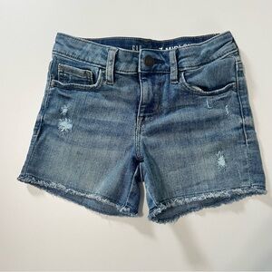 GAP Kids Distressed Blue Shorts